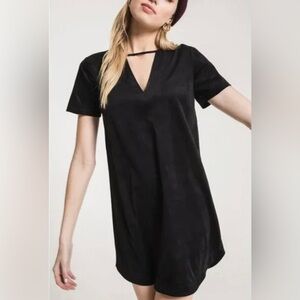 Z Supply suede cutout dress